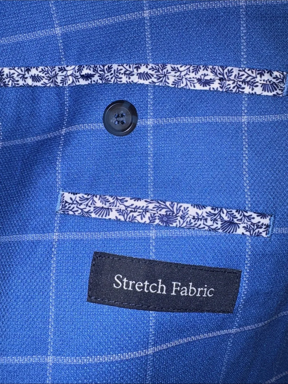 Tailorbyrd Men's Blue Windowpane Sport Coat